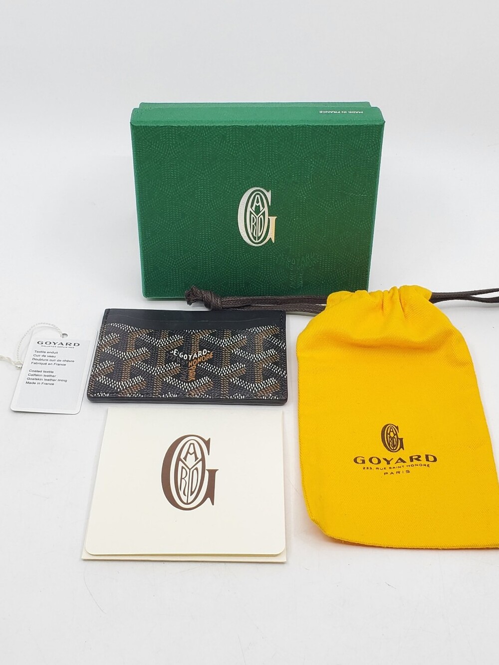 Goyard Saint Sulpice Card Holder Coated Canvas